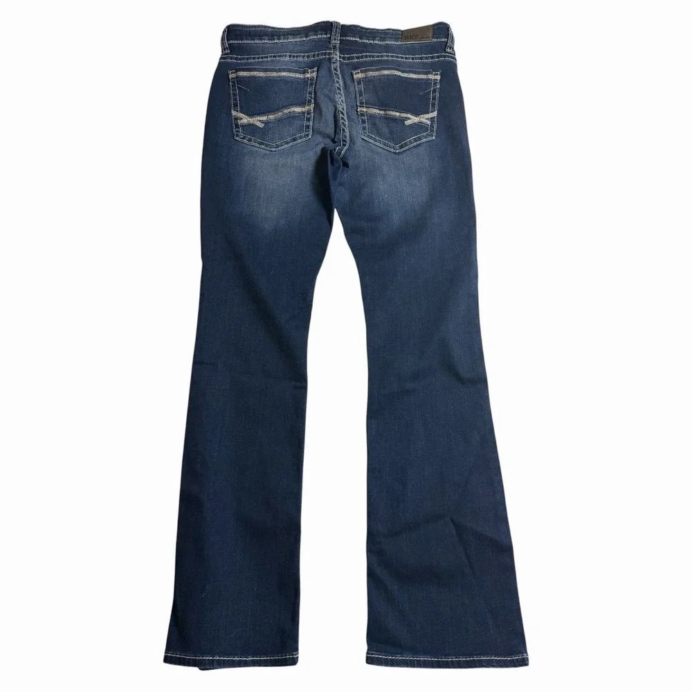 BKE Denim Womens Jeans Size 32L Payton Bootcut Stretch Dark Wash